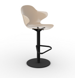 SAINT TROPEZ Tabure s plastičnim sjedalom i okretnom bazom podesivom po visini.