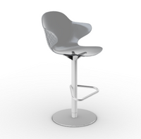 SAINT TROPEZ Stool with plastic seat shell