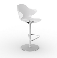 SAINT TROPEZ Stool with plastic seat shell