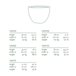 AXEL Niska posuda za biljke