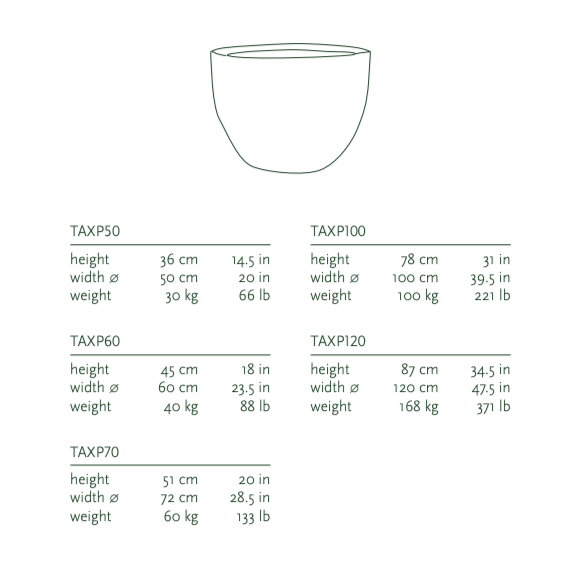 AXEL Niska posuda za biljke