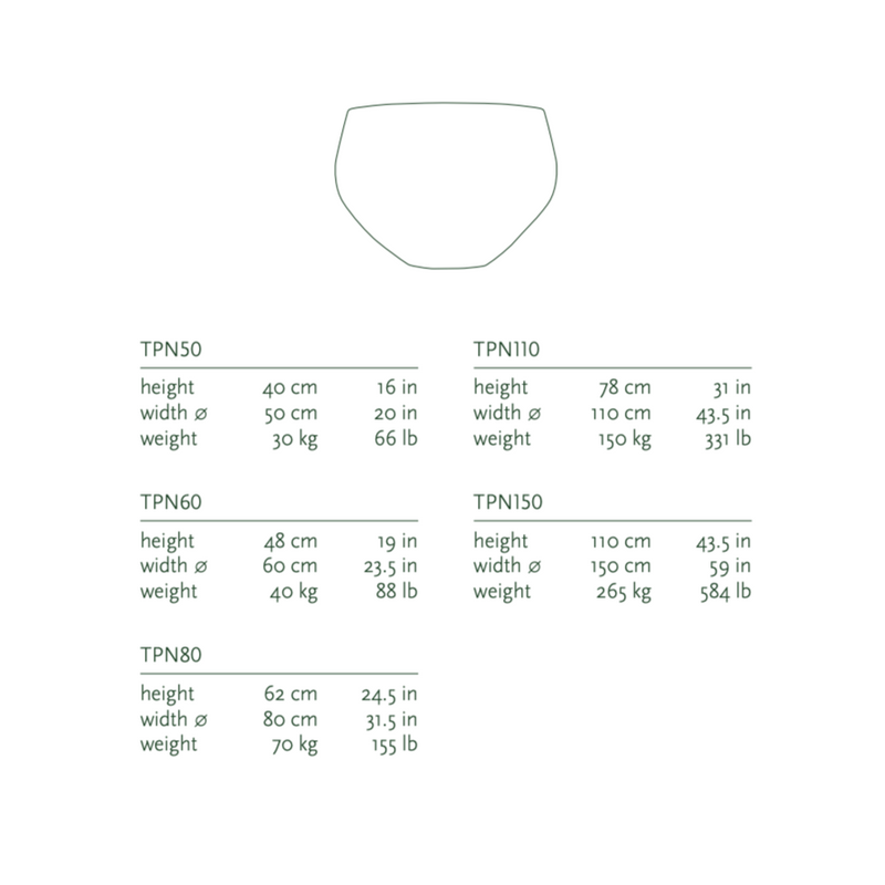 NUUK Niska posuda za biljke