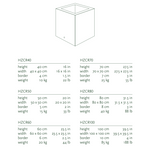 CUBIC Vaza za sadnju