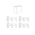RECTENGULAR Niske posude za sadnice