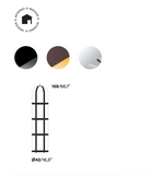 LA GABBIA Regal od čelika i aluminija