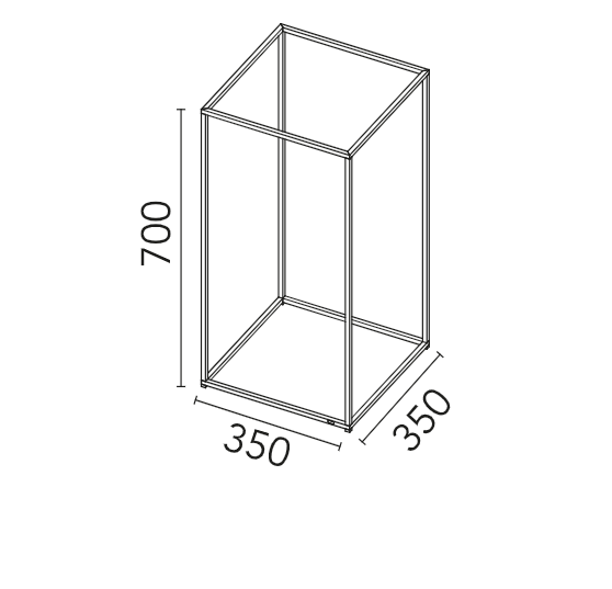 IPNOS Vanjska podna svjetiljka koja pruža difuzno svjetlo