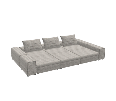 SAMET LOW A - Modularna sofa s jastucima