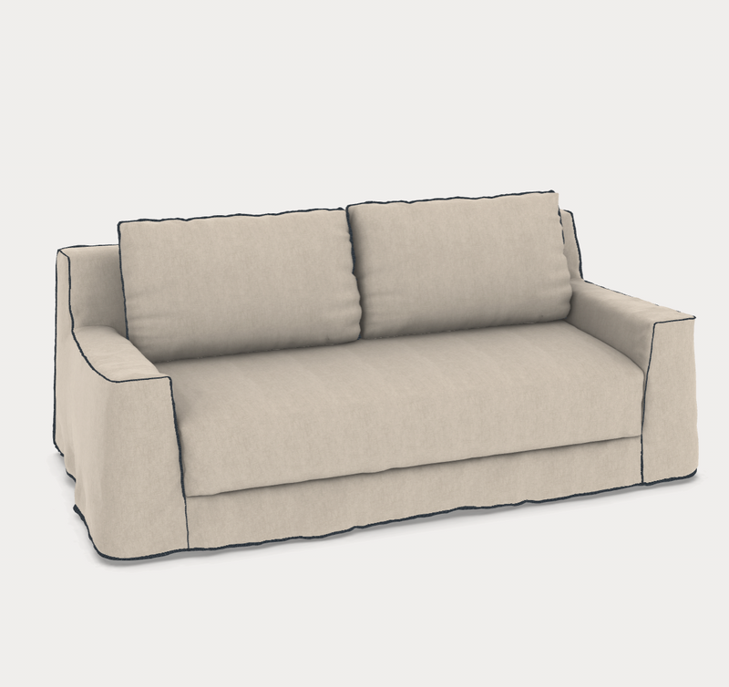 LOLL Sofa with removable cover with cushions