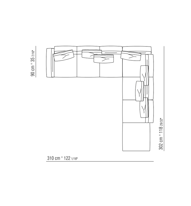 ADDA COMPOSITION XB Kutna garnitura