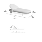 CASK Vanjska ležaljka s kotačima