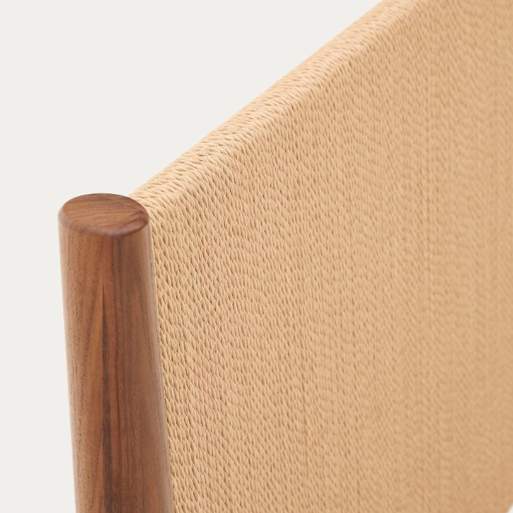 ELAN krevet od furnira i punog oraha za madrac veličine 160 cm