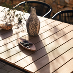 CANYELLES produljivi vanjski stol, mat crni aluminij