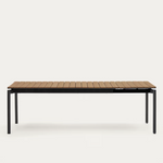 CANYELLES produljivi vanjski stol, mat crni aluminij