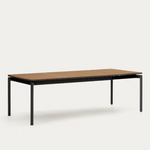 CANYELLES produljivi vanjski stol, mat crni aluminij