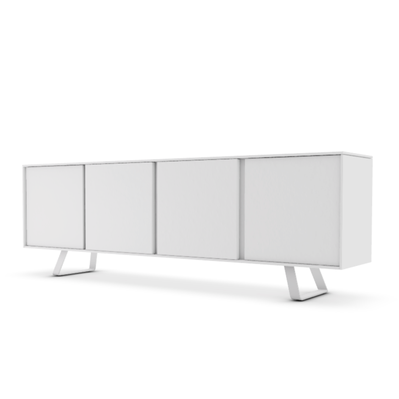 SECRET drveni komoda s 4 vrata