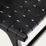 CALIXTA stolica od kože i punog mahagonija