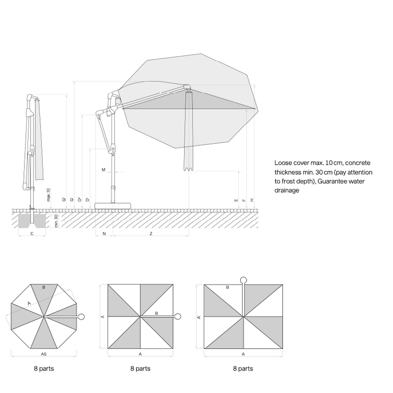 SUNWING Casa Easy Parasol