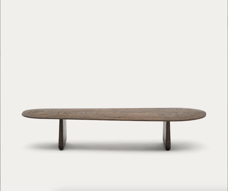 PIRITA Niski stol od čvrstog hrasta