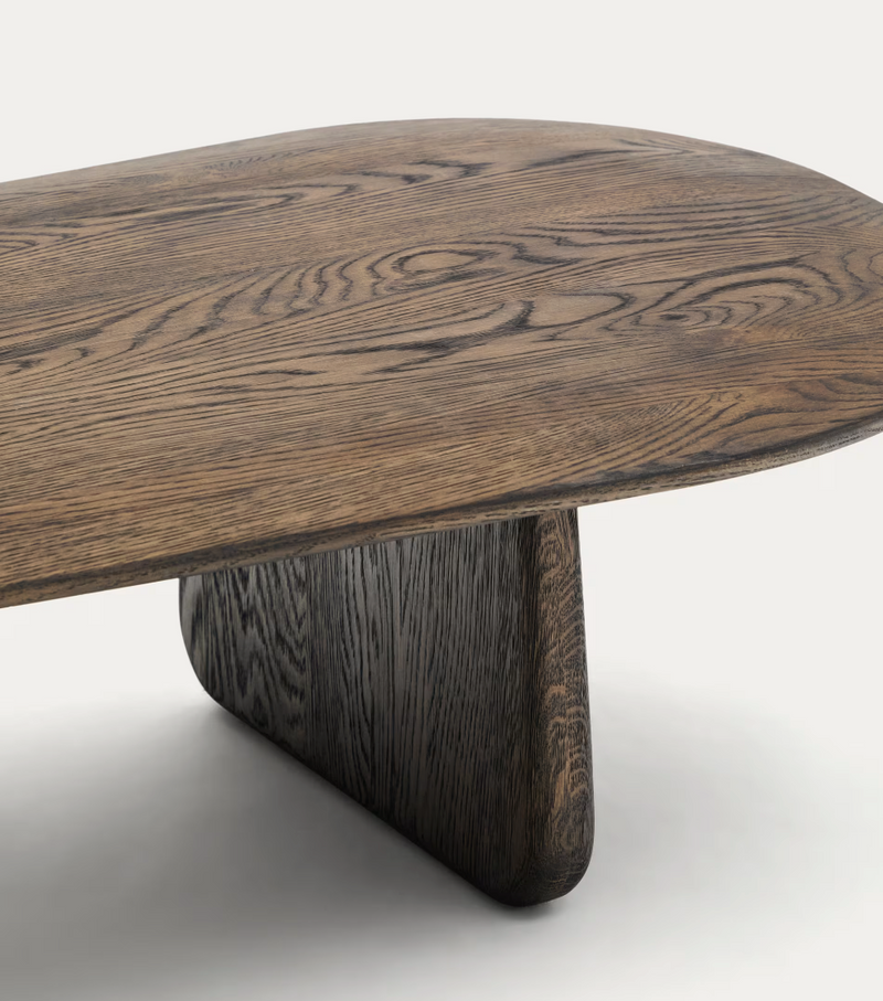 PIRITA Niski stol od čvrstog hrasta