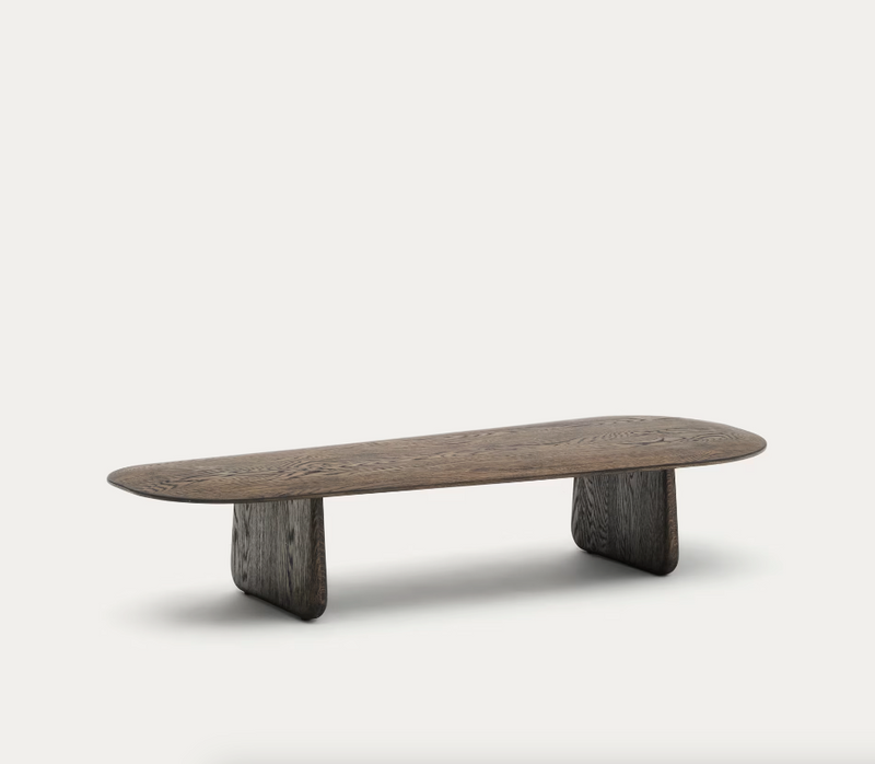 PIRITA Niski stol od čvrstog hrasta