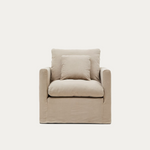 NORA  armchair with a removable cover
