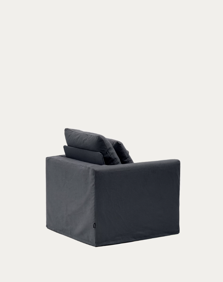 NORA  armchair with a removable cover