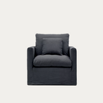 NORA  armchair with a removable cover