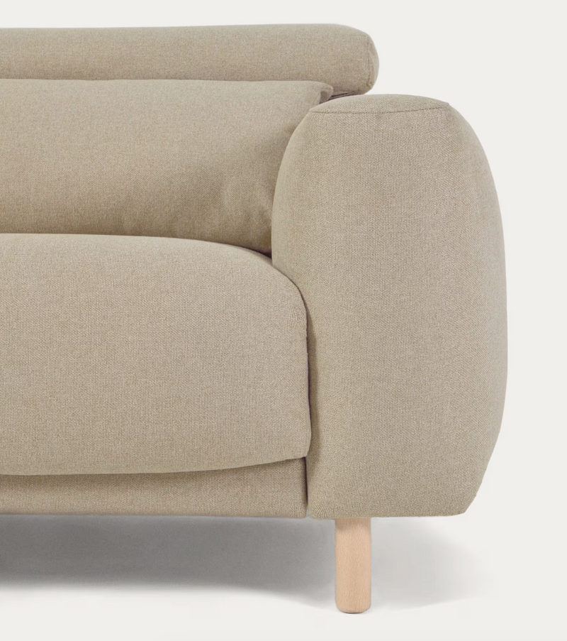 SINGA Trosjed u bijeloj boji, 215 cm