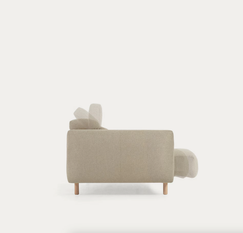 SINGA Trosjed u bijeloj boji, 215 cm