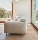 SINGA Trosjed u bijeloj boji, 215 cm