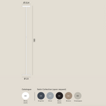 PRINCE F1 Simple and elegant indirect–light floor lamp