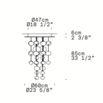 ETHER S 150 Viseća svjetiljka