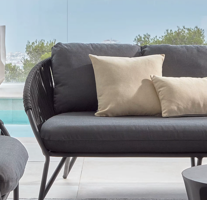 BRANZIE Trosjed Branzie trosjed u smeđoj konopi, 180 cm