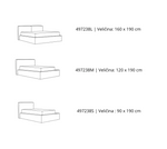 BLOCK Krevet za pohranu s uklonjivim presvlakama