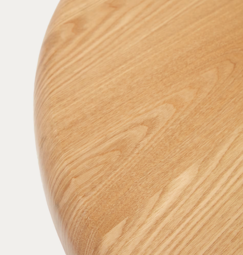 MAILEN Ovalni stol od jasenovog furnira s prirodnom završnom obradom, Ø 220 x 105 cm