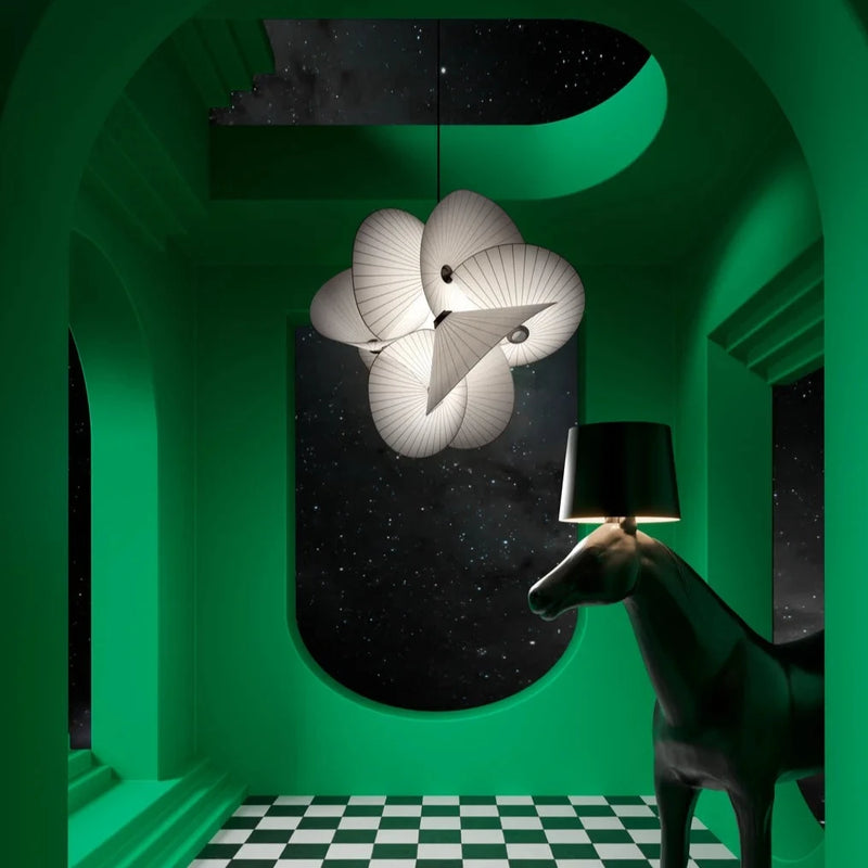 Serpentine Light Viseća svjetiljka stvorena složenim zaokretima