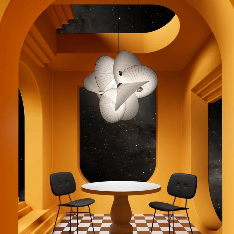 Serpentine Light Viseća svjetiljka stvorena složenim zaokretima