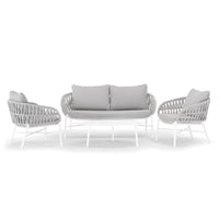 NETA Outdoor set of one sofa, two armchairs and coffee table