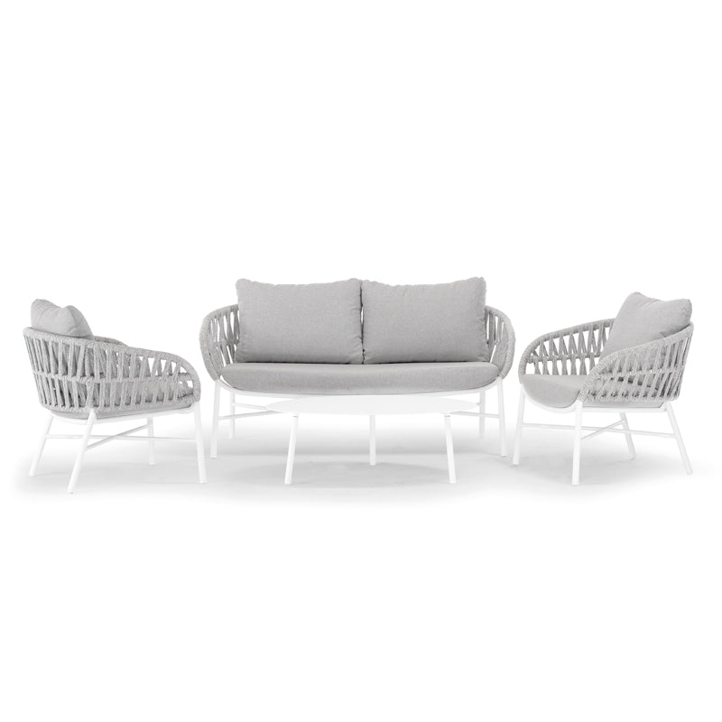 NETA Outdoor set of one sofa, two armchairs and coffee table