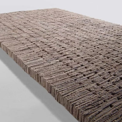 BRICK tepih sa slojevima uzoraka reciklirane kože