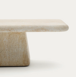 DRASI stolić za kavu od cementa s efektom travertina 140 x 70 cm