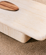 DRASI stolić za kavu od cementa s efektom travertina 140 x 70 cm