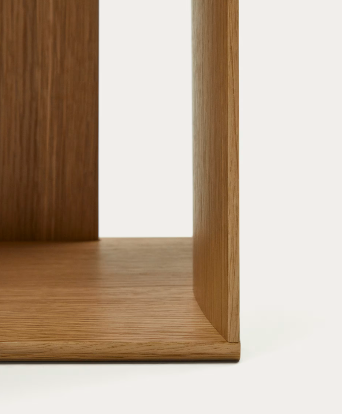 LITTO Set od 9 modularnih regala od drvenog furnira