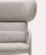 INARI Armchair in steel with painted finish