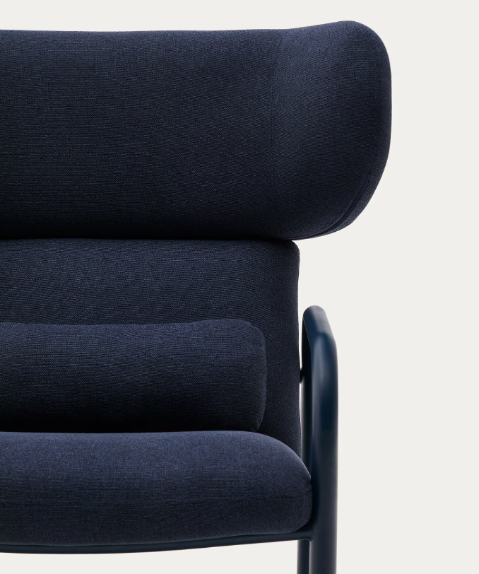 INARI Armchair in steel with painted finish