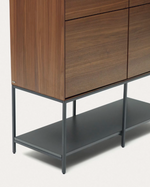 VEDRANA Komoda s 4 vrata i čeličnim nogama