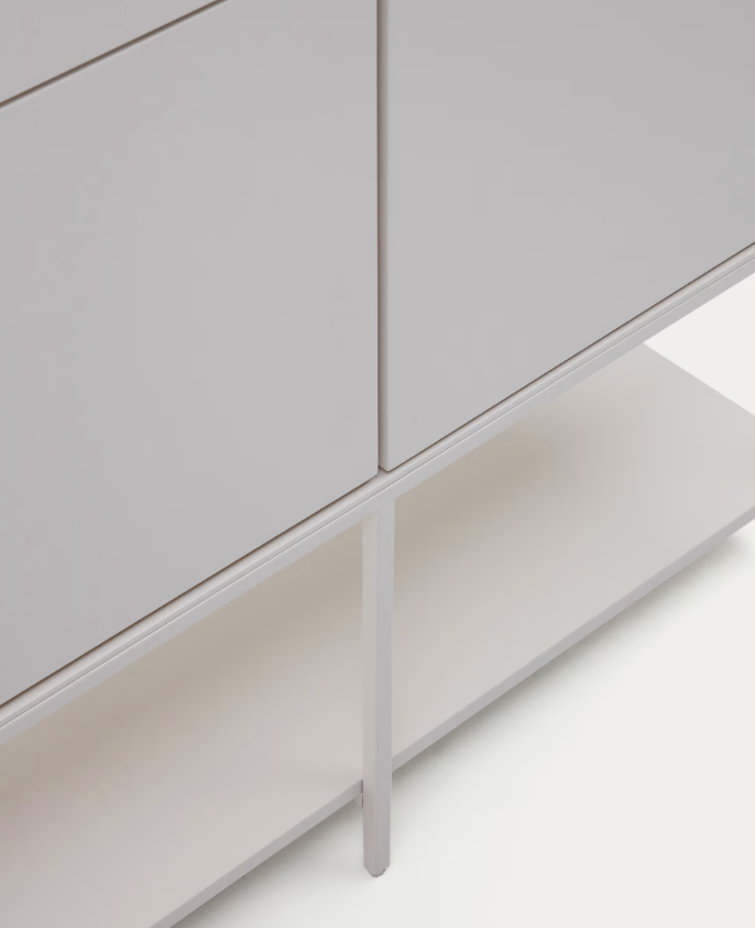 VEDRANA Komoda s 4 vrata i čeličnim nogama