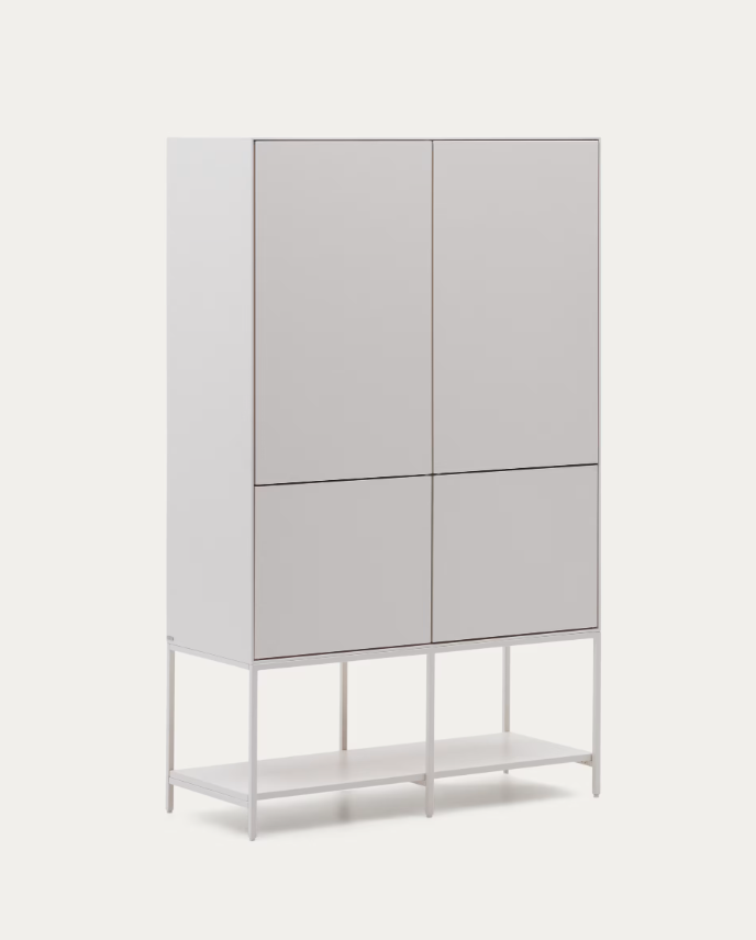 VEDRANA Komoda s 4 vrata i čeličnim nogama