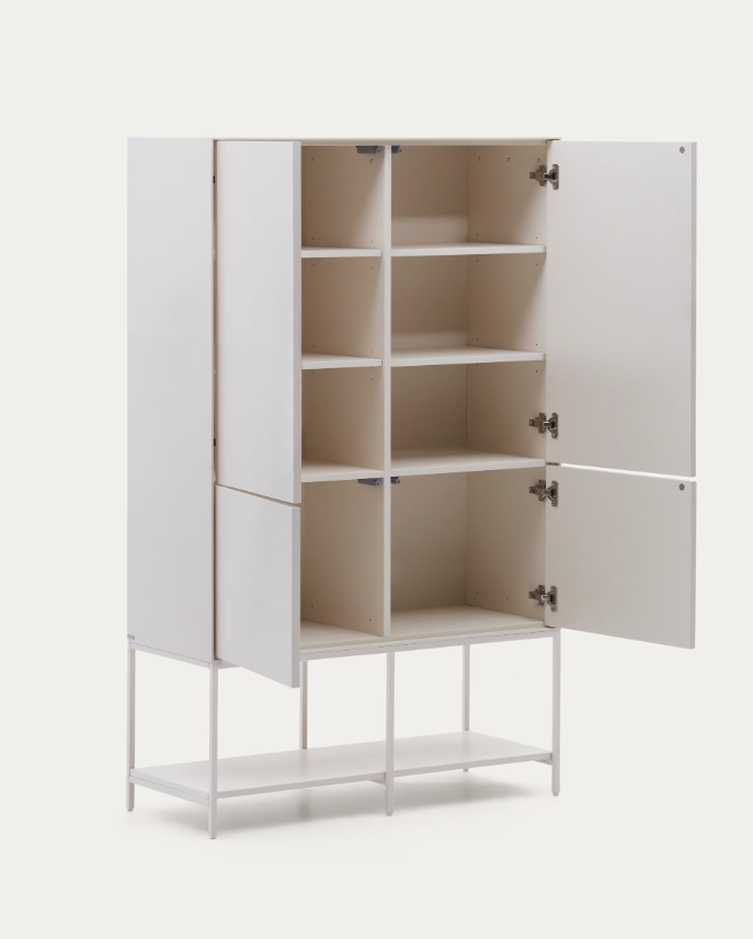 VEDRANA Komoda s 4 vrata i čeličnim nogama