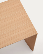LITTO Stolić za kavu od hrastovog furnira u prirodnoj boji, 90 x 45 cm